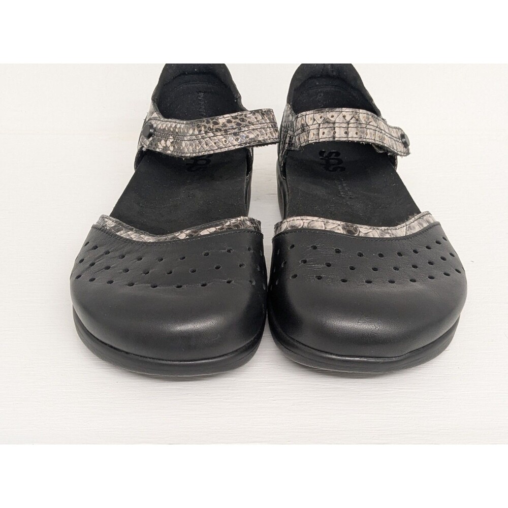 SAS Eden Gravity Women's Mary Jane Shoes Size 7.5 $200 Black Mamba - Picture 3 of 9